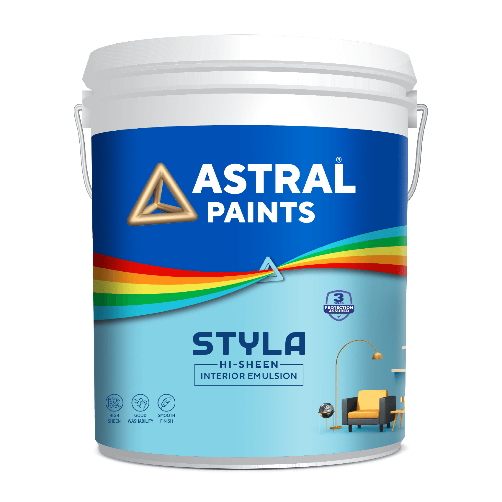 Styla Hi-Sheen Interior Emulsion - Astral Paints